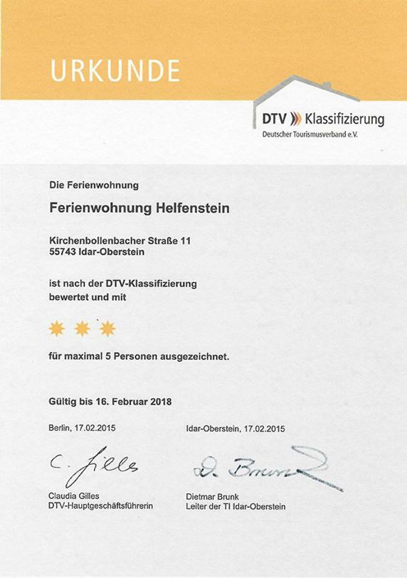 Ferienwohnung Helfenstein Идар-Оберштайн Экстерьер фото